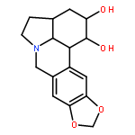 (1S,2S,3aR,12bS,12cR)-2,3,3a,4,5,7,12b,12c-octahydro-1H-[1,3]dioxolo[4,5-j]pyrrolo[3,2,1-de]phenanthridine-1,2-diol