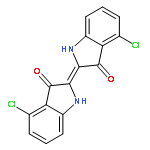 3H-Indol-3-one,4-chloro-2-(4-chloro-1,3-dihydro-3-oxo-2H-indol-2-ylidene)-1,2-dihydro-