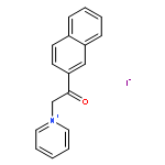 Pyridinium,1-[2-(2-naphthalenyl)-2-oxoethyl]-, iodide (1:1)