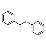 N-methyl-N-(1-phenylethyl)aniline