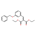 Propanedioic acid, [[3-(phenylmethoxy)phenyl]methylene]-, diethyl ester