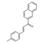 2-Propen-1-one, 3-(4-methylphenyl)-1-(2-naphthalenyl)-, (E)-