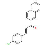 2-Propen-1-one, 3-(4-chlorophenyl)-1-(2-naphthalenyl)-, (E)-