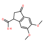 5,6-dimethoxy-3-oxo-2,3-dihydro-1H-indene-1-carboxylic acid