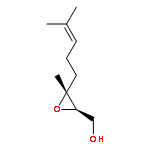 Oxiranemethanol, 3-methyl-3-(4-methyl-3-pentenyl)-, (2R,3R)-rel-