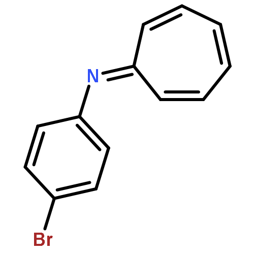 BENZENAMINE, 4-BROMO-N-2,4,6-CYCLOHEPTATRIEN-1-YLIDENE-