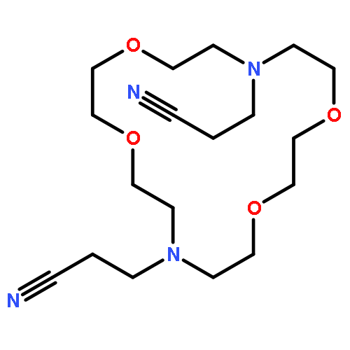 1,4,10,13-Tetraoxa-7,16-diazacyclooctadecane-7,16-dipropanenitrile