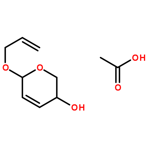 2H-Pyran-3-ol, 3,6-dihydro-6-(2-propenyloxy)-, acetate, (3R,6S)-