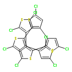 3,3':2',2'':3'',3''':2''',2'''':3'''',3'''''-Sexithiophene,2,2''''',5,5',5'',5''',5'''',5'''''-octachloro-