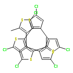 3,3':2',2'':3'',3''':2''',2'''':3'''',3'''''-Sexithiophene,5,5',5'',5''',5'''',5'''''-hexachloro-2,2'''''-dimethyl-