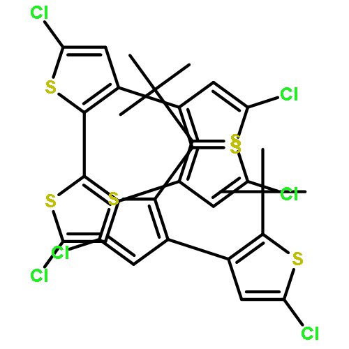 3,3':2',2'':3'',3''':2''',2'''':3'''',3'''''-Sexithiophene,5,5',5'',5''',5'''',5'''''-hexachloro-2,2'''''-bis(1,1-dimethylethyl)-