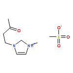 1H-Imidazolium, 1-methyl-3-(3-oxobutyl)-, methanesulfonate