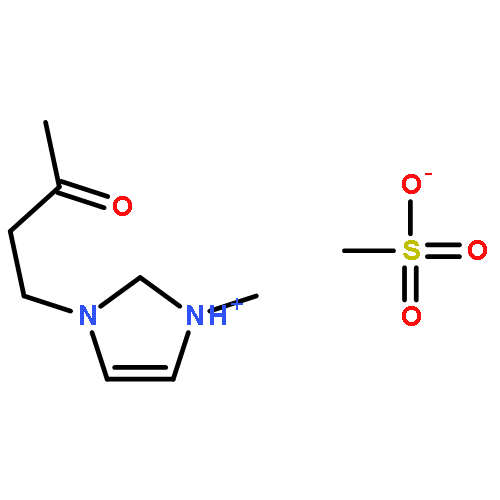 1H-Imidazolium, 1-methyl-3-(3-oxobutyl)-, methanesulfonate