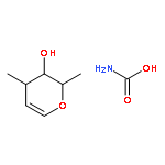 2H-Pyran-3-ol, 3,4-dihydro-2,4-dimethyl-, carbamate, (2S,3S,4R)-