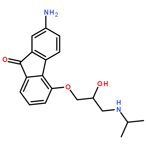 9H-Fluoren-9-one,2-amino-5-[(2S)-2-hydroxy-3-[(1-methylethyl)amino]propoxy]-