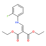 Diethyl {[(2-fluorophenyl)amino]methylene}malonate