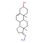 Androst-5-en-17-one, 3-hydroxy-, hydrazone, (3b)-