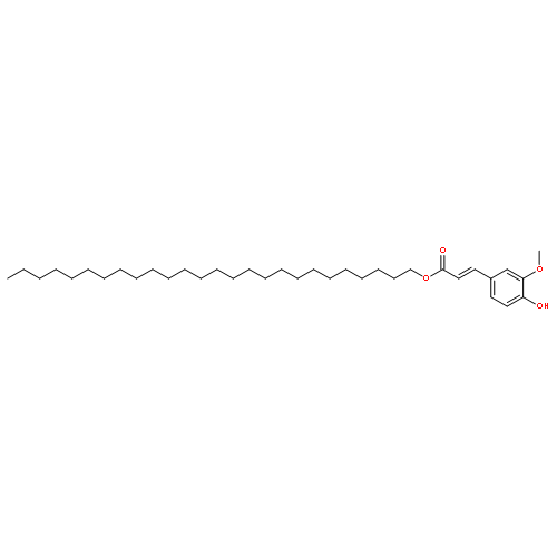 Hexacosyl 3-(4-hydroxy-3-methoxyphenyl)acrylate