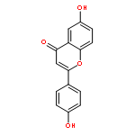 6-hydroxy-2-(4-hydroxyphenyl)chromen-4-one