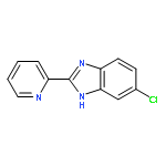 6-chloro-2-(pyridin-2-yl)-1H-benzimidazole