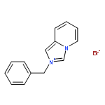 Imidazo[1,5-a]pyridinium, 2-(phenylmethyl)-, bromide