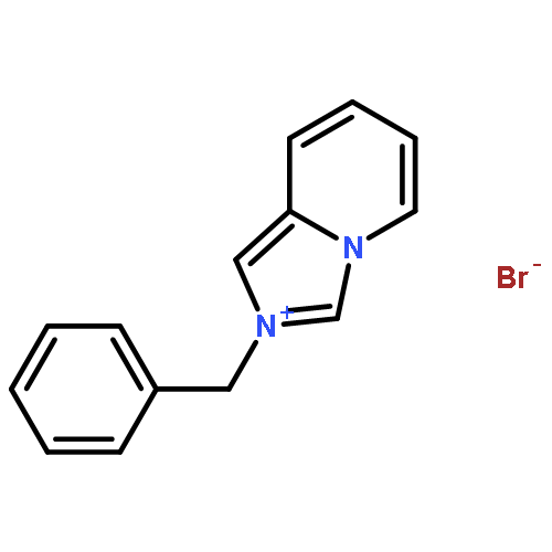 Imidazo[1,5-a]pyridinium, 2-(phenylmethyl)-, bromide