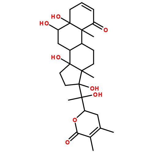 5,6,14,17,20-pentahydroxy-22,26-epoxyergosta-2,24-diene-1,26-dione