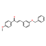 3-[3-(benzyloxy)phenyl]-1-(4-methoxyphenyl)prop-2-en-1-one