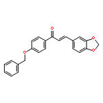 3-(1,3-benzodioxol-5-yl)-1-[4-(benzyloxy)phenyl]prop-2-en-1-one