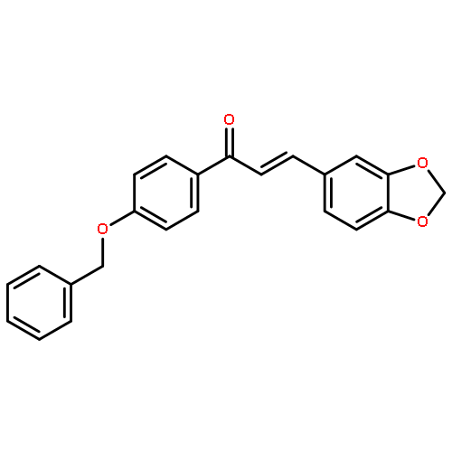 3-(1,3-benzodioxol-5-yl)-1-[4-(benzyloxy)phenyl]prop-2-en-1-one