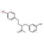 Acetamide, N-[2-(4-hydroxyphenyl)ethyl]-N-[(3-hydroxyphenyl)methyl]-