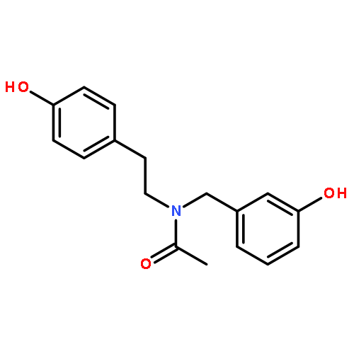 Acetamide, N-[2-(4-hydroxyphenyl)ethyl]-N-[(3-hydroxyphenyl)methyl]-