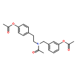 4-(2-{acetyl[3-(acetyloxy)benzyl]amino}ethyl)phenyl acetate