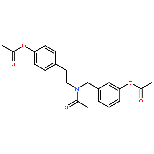 4-(2-{acetyl[3-(acetyloxy)benzyl]amino}ethyl)phenyl acetate