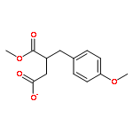 Butanedioic acid, [(4-methoxyphenyl)methyl]-, 1-methyl ester