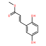 2-Propenoic acid,3-(2,5-dihydroxyphenyl)-, methyl ester