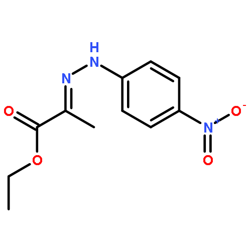 Propanoic acid, 2-[(4-nitrophenyl)hydrazono]-, ethyl ester, (E)-