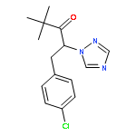 3-Pentanone, 1-(4-chlorophenyl)-4,4-dimethyl-2-(1H-1,2,4-triazol-1-yl)-