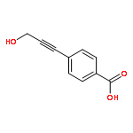 4-(3-hydroxyprop-1-ynyl)benzoic Acid