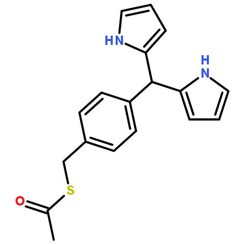 Ethanethioic acid, S-[[4-(di-1H-pyrrol-2-ylmethyl)phenyl]methyl] ester