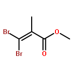 2-PROPENOIC ACID, 3,3-DIBROMO-2-METHYL-, METHYL ESTER