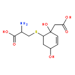 S-[2-(carboxymethyl)-2,5-dihydroxycyclohex-3-en-1-yl]cysteine