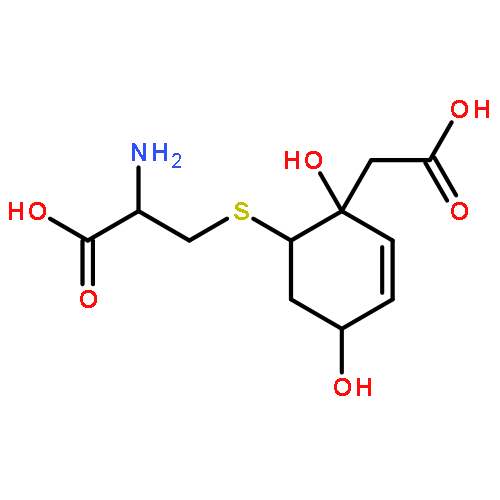 S-[2-(carboxymethyl)-2,5-dihydroxycyclohex-3-en-1-yl]cysteine