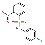 Benzenesulfonamide, N-(4-chlorophenyl)-2-nitro-