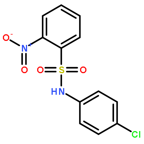 Benzenesulfonamide, N-(4-chlorophenyl)-2-nitro-