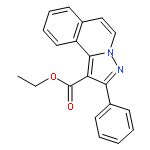 PYRAZOLO[5,1-A]ISOQUINOLINE-1-CARBOXYLIC ACID, 2-PHENYL-, ETHYL ESTER