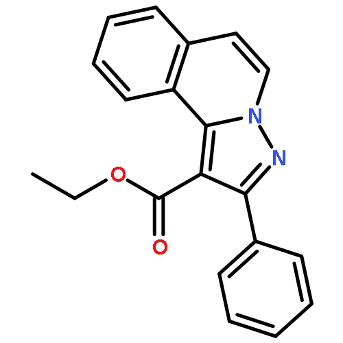 PYRAZOLO[5,1-A]ISOQUINOLINE-1-CARBOXYLIC ACID, 2-PHENYL-, ETHYL ESTER