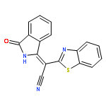 Alpha-(2,3-dihydro-3-oxo-1h-isoindol-1-ylidene)-2-benzothiazoleacetonitrile