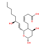 3-Pentenoic acid,5-[(2R,3S,4S,6R)-tetrahydro-4,6-dihydroxy-2-[(1E,3S)-3-hydroxy-1-octen-1-yl]-2H-pyran-3-yl]-,(3Z)-