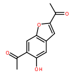 Ethanone, 1,1'-(5-hydroxy-2,6-benzofurandiyl)bis-